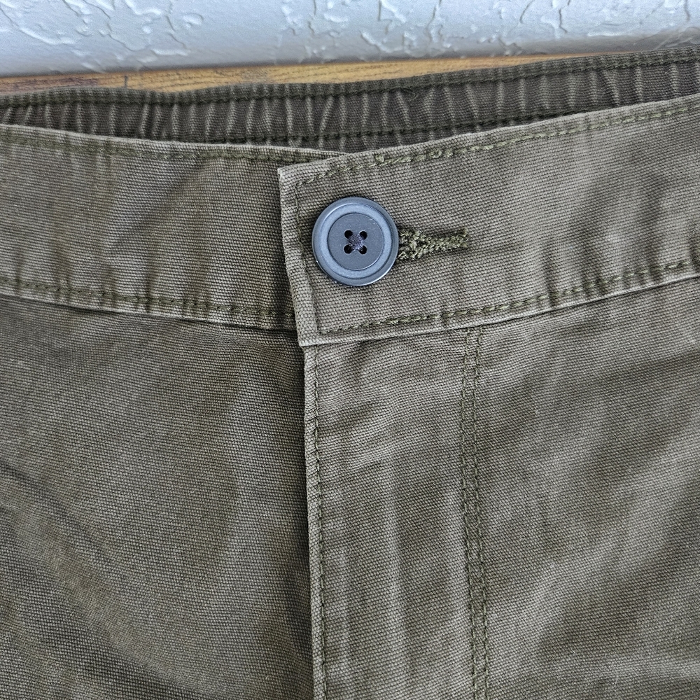 Lot of 2 Mens Shorts Sz 42 Chino Board Short Khaki Brown Mutual Weave NWT casual - Picture 6 of 16